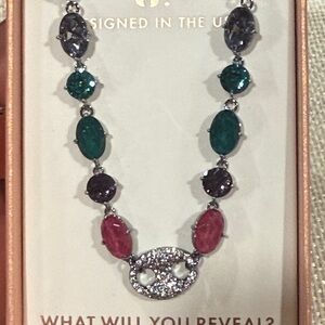 Chic Multicolor Gemstone Necklace